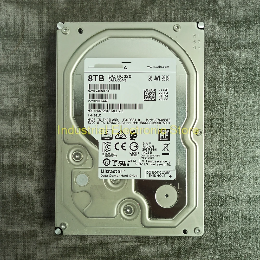 3.5 7.2K  ϵ ũ, WD HC320 HUS728T8TALE600, SATA 6Gb, 8TB