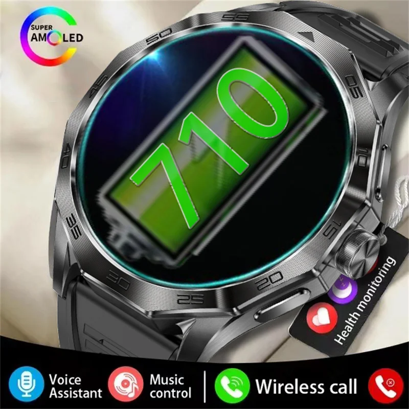 

2024New Men's smartwatch HD Bluetooth Talk 1.85 "display Smartwatch 710 mah large battery 400+ dial smartwatch for Huawei Xiaomi
