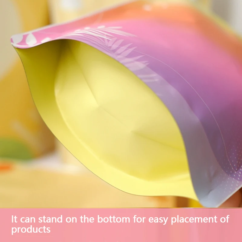 재밀봉 가능한 스탠드 업 알루미늄 호일 지퍼 잠금 가방, 사용자 정의 인쇄 여성 팬티 잠옷 하드웨어 장갑