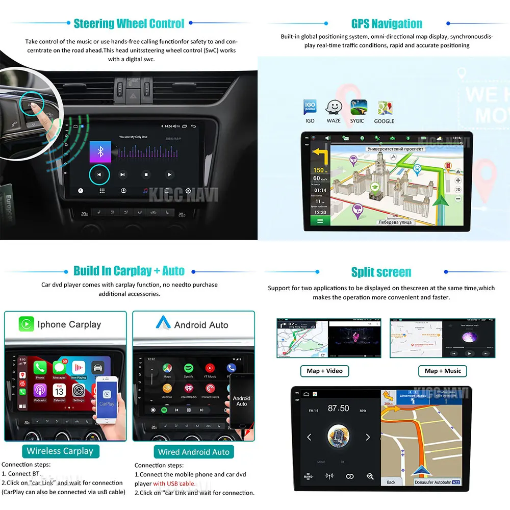 BMW 미니 쿠퍼용 자동차 플레이어 라디오, 2006-2014 카플레이 멀티미디어, 무선 내비게이션 지능형 시스템, 안드로이드 13