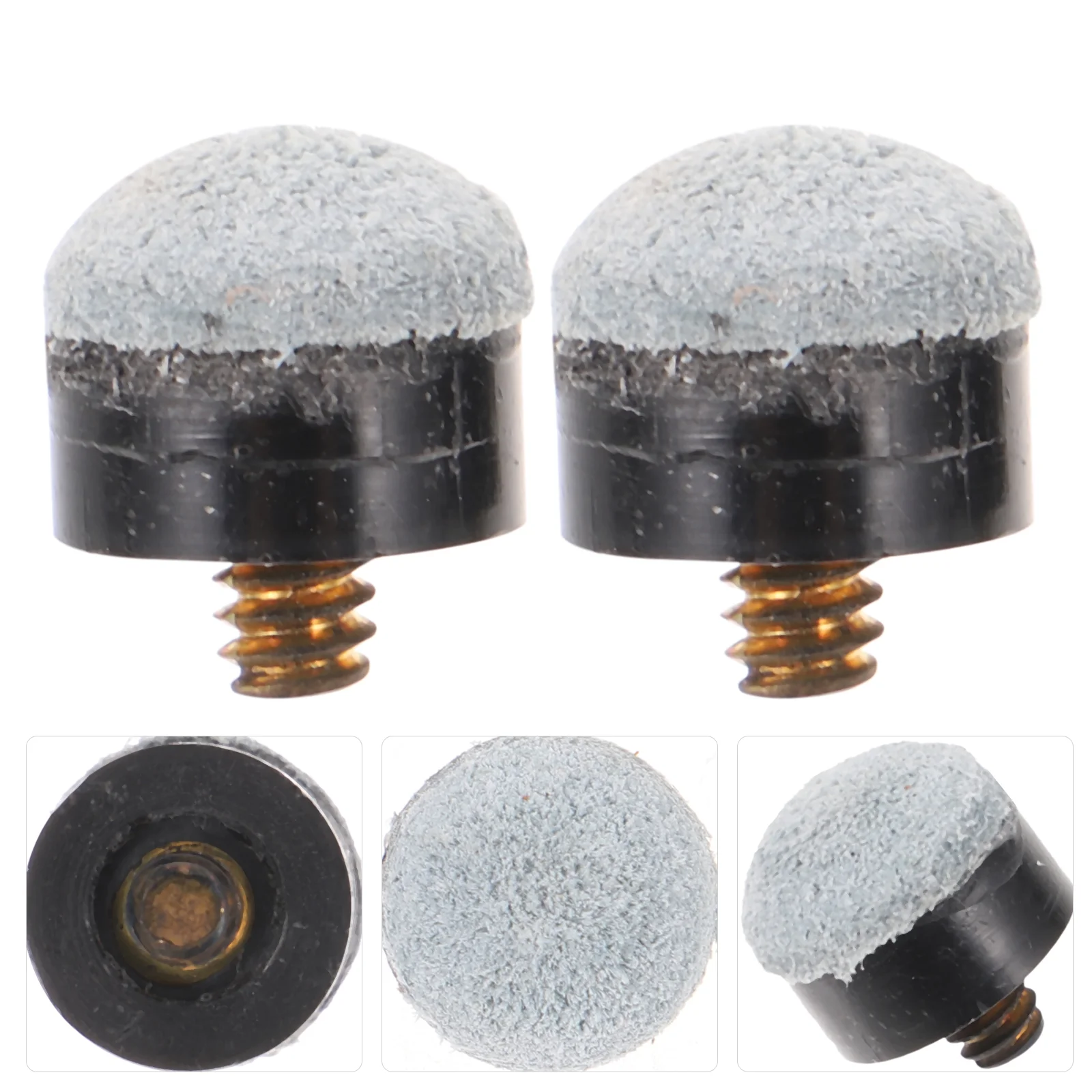 

10Pcs Billiard Cue Replacement Tips Screw-on Cue Tips Replacements Cue Tips Billiard Pool Cue
