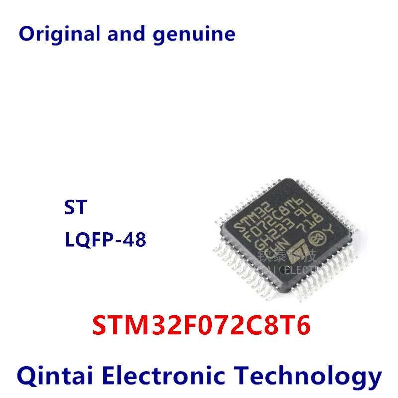 

Original genuine STM32F072C8T6 LQFP-48 ARM Cortex-M0 32-bit microcontroller MCU