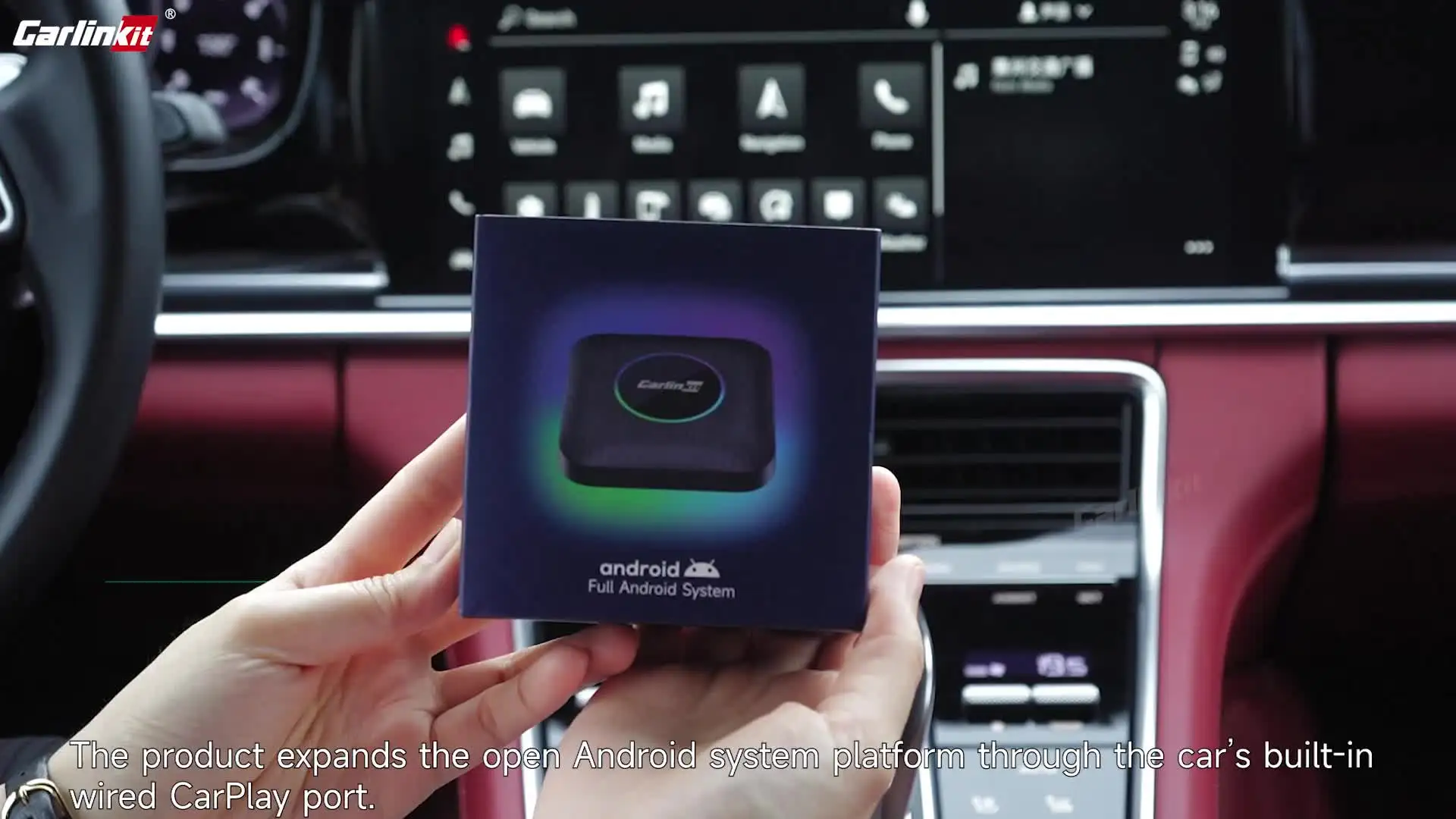 Carlinkit Ai Box Android 13 Led Wireless Android Auto & CarPlay