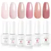 Natural Nude Gel Nail Polish Set
