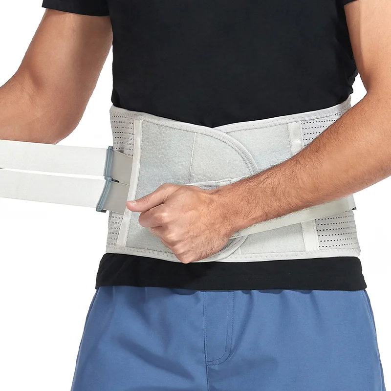 Men Lumbar Support Cincher For Back Pain Relief Shapewear Lower Back Brace Waist Support Belt Shaper Compression Belly Belt Faja