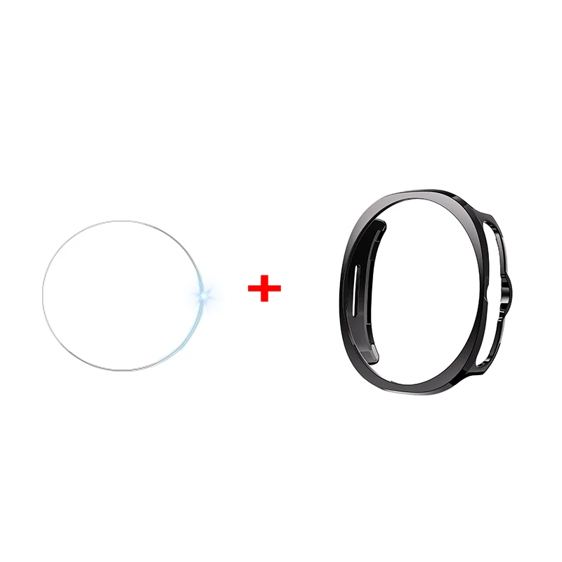 Enhanced Protective Glass+PC Case for Samsung Galaxy Watch - Hollow Hard Design