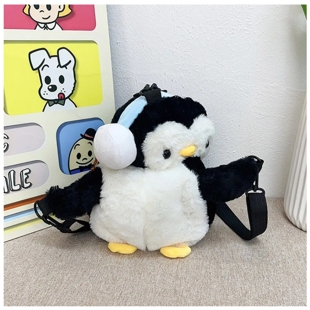 Fashion Penguin Panda Shoulder Bag Sheep Bear Large Capacity Doll Crossbody Bag Cute Comfortable Shopping Bag Women 5