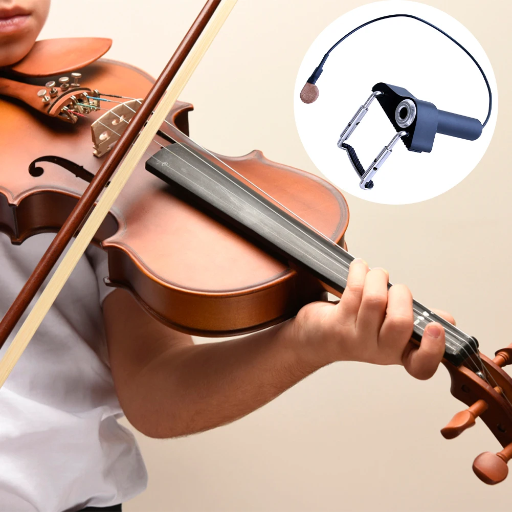 Violin Pickup Electronic Organ Pickup Portable Viola Pickup Professional Violin Viola Pickup for String Instrument Violin Viola