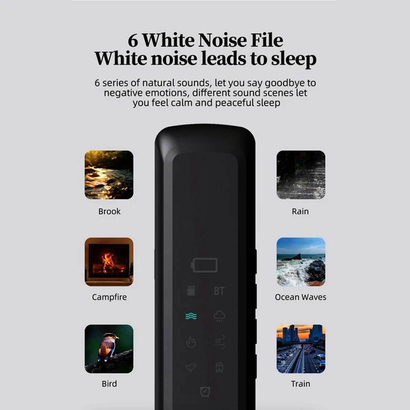 Bone Conduction Pillow Speaker Wireless Bluetooth Stereo Sound Box White Noise Speaker For Improved Sleep Experience