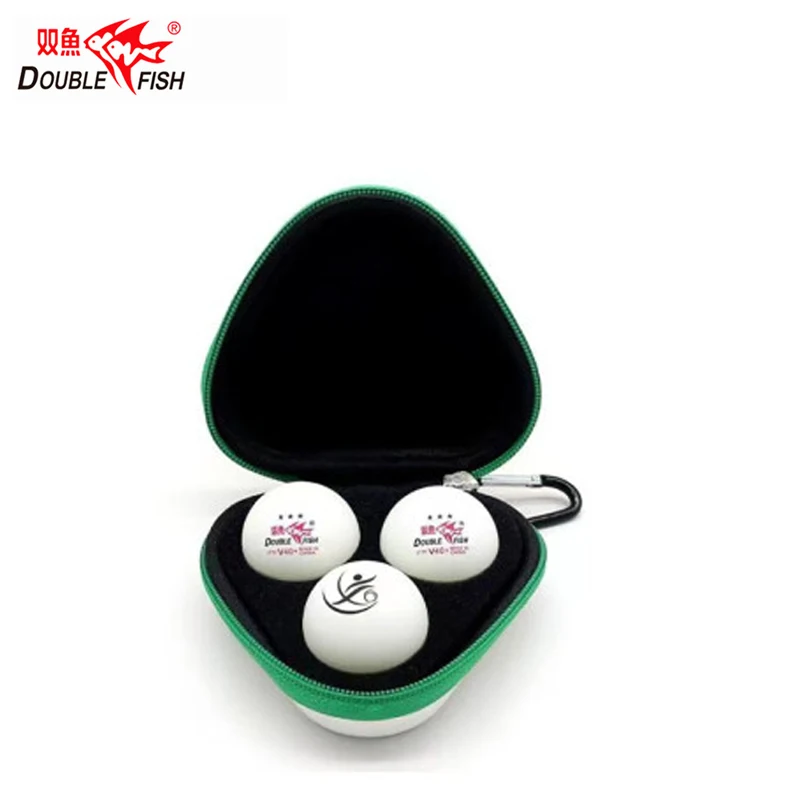 

Original Double Fish Durban World Championships 3-Star V40+ Ping Pong Balls Official 3 Star Table Tennis Ball Limited Edition