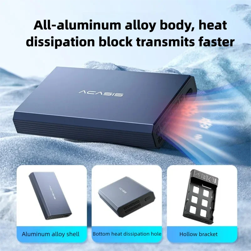 ACASIS 2.5/3.5인치 HDD 인클로저 어댑터 5Gbps 알루미늄 합금 USB 3.0 to SATA HDD 케이스 24TB 확장 HDD 박스 (PC/노트북용)