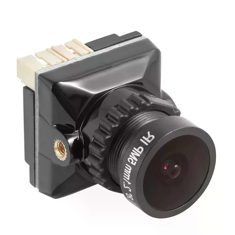 Support moteur pour drone FPV 25x19mm, pièce de fixation robuste en rouge et noir.