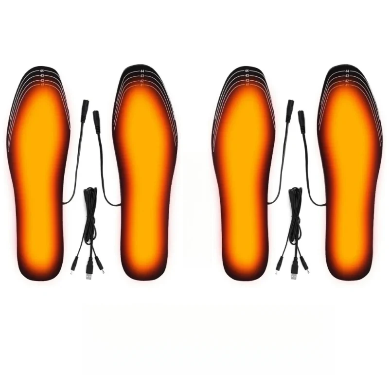 USB Heated Shoe Insoles - Electric Foot Warmer Pads