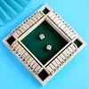 Box Dice Game 2-4 Players Classic Board Game for Adults Wooden Tabletop Game with Dices and InstructionMath Strategy Game 3