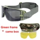 green frame CAMO BOX