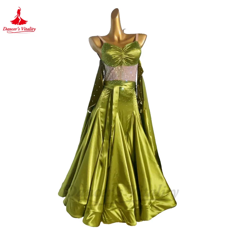 

Женское платье для бальных танцев, профессиональная одежда для вальса и соревнований, Современные платья на заказ