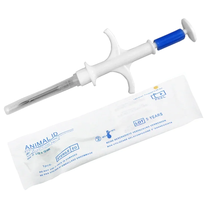 20PCS Animal Syringe ID Implant Pet Chip ISO11784/85 FDX-B RFID Injection Pet Microchip For Dog Cat Identification