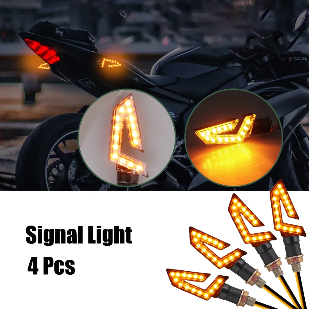 オートバイの信号灯,防水ip65,ハイパワーバルブ,フラッシャーシグナル,10w,4個 AliExpress