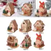 Christmas Cardboard House Kits Play Fun Indoor Outdoor Decorations Christmas 2
