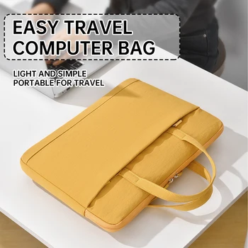 Borsa per laptop, borsa a mano, custodia interna adatta per Apple MacBook Air, Honor Huawei Matebook, Lenovo 14 pollici 16 pollici Xiaoxin 13/15 pollici nuovi modelli per uomo e donna, custodia protettiva impermeabile