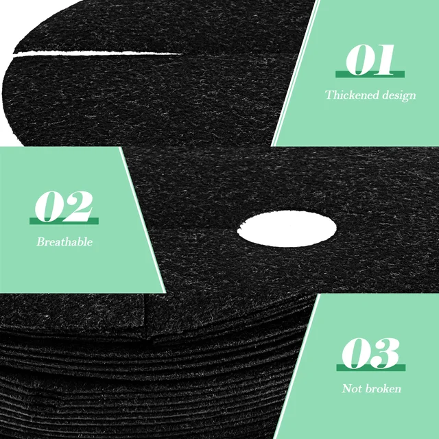 20 Db Gyomlálószövet-Kiegészítők Mezőgazdasági Akadályok Talajtakaró Nem Szőtt Kertészeti Kiegészítő Fa Védőszőnyegek - Image 4