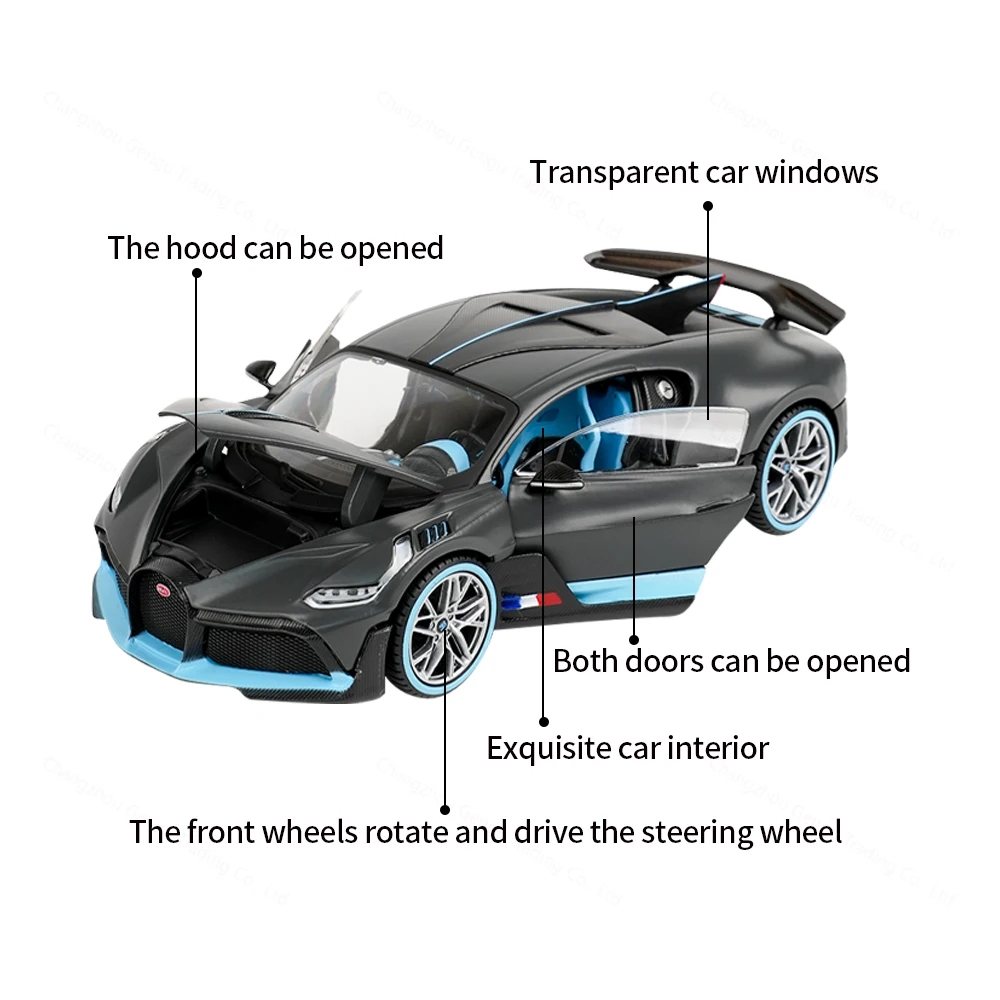 Maisto 1:24 Bugatti Divo Sports Car Static Die Cast Vehicles Collectible Model Car Toys 2