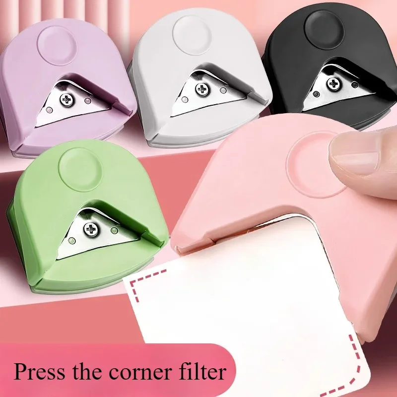 Paper Cutting And Rounding Cutter Corner Plastic PVC Film Maker Machine Trimmer Office Company Accessorie