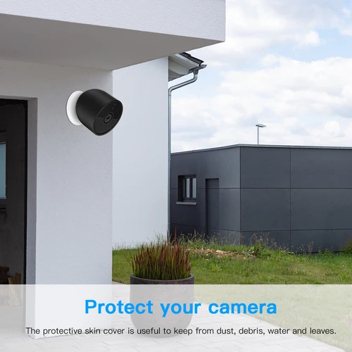 Google Nest Cam (배터리) 용 방수 실리콘 케이스 보안 카메라 보호 커버 스킨 야외 자외선 방지 액세서리 5