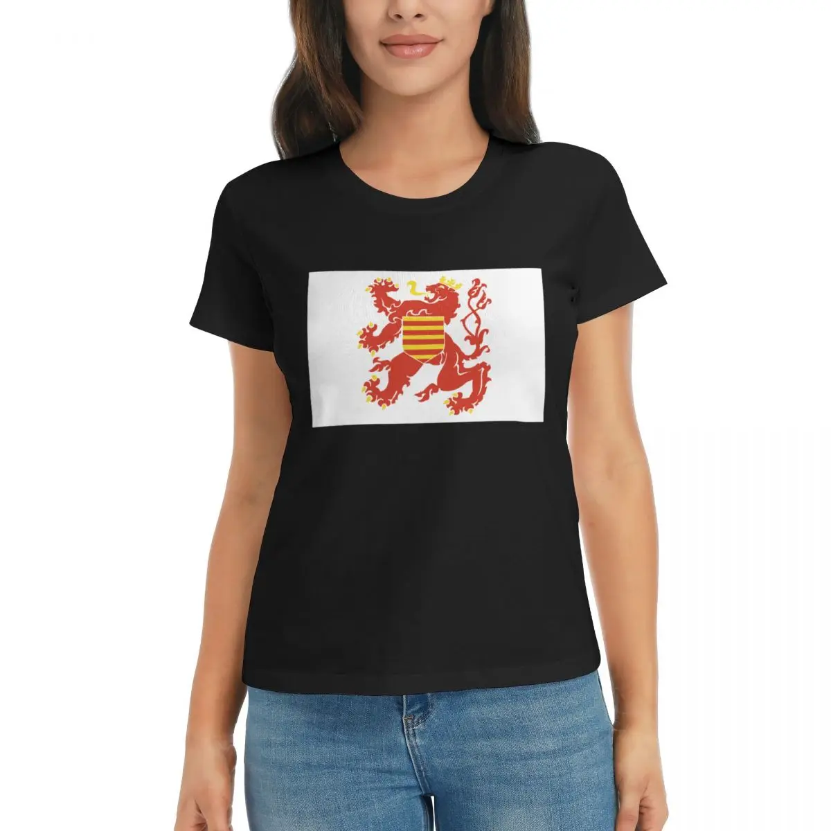 

Flag Of Limburg (Belgium) Vintage Belgian Motion High quality Black Top tee Home USA Size