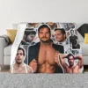 henry cavill photo collage Throw Blanket Soft Plaid halloween blanket 1