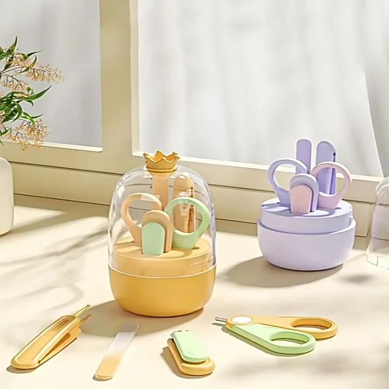 Baby nail clipper set newborn baby nail clippers children file scissors anti-pinch clippers gift