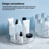 360° Rotating Storage Trays Kitchen Cabinet Spice Turntable Multifunction Bathroom Makeup Clear Organizer Kitchen Accessories 5