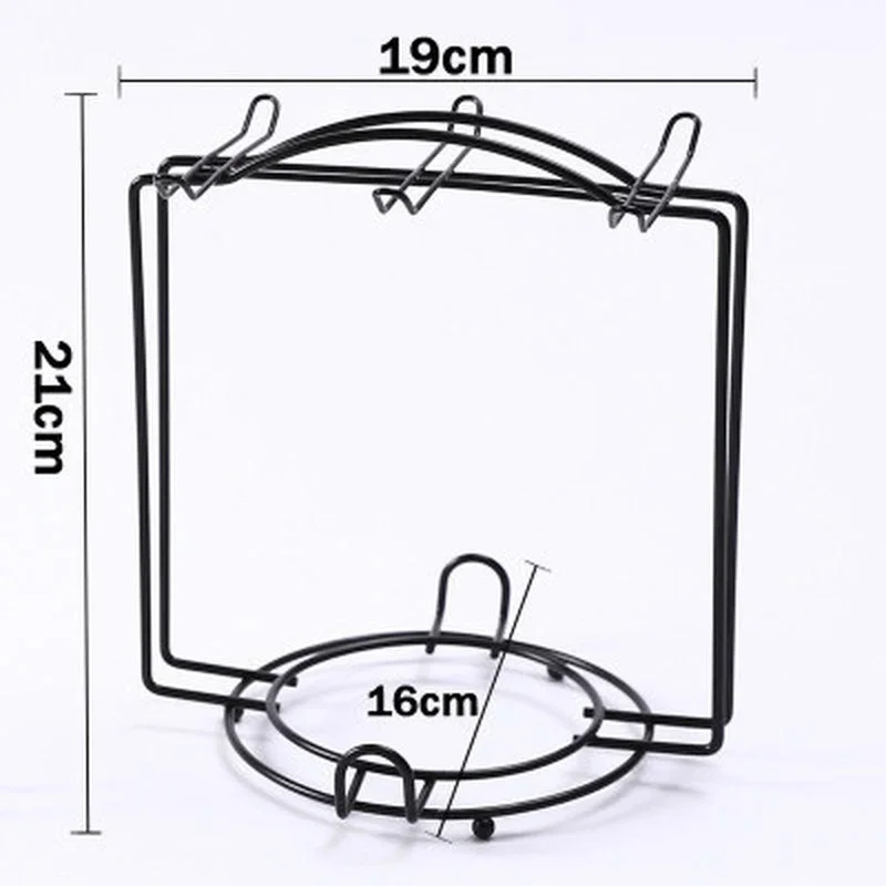 Coffee Cup Holder Hanging Partition Cup Holder Storage Rack Iron Cup Shelf Stand Kitchen Counter Steel Display Stand Home Tool