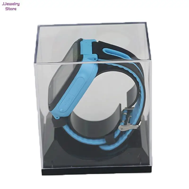 Watch Display Storage Holder Transparent Case Adult Children's Smart Watch Protective Box Organizer