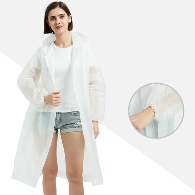 Motorcycle Raincoat Motorcycle Light Knee-length Hooded Raincoat Reusable RainDay Coat Women Clear Transparent For Outdoor Camping Sports E-bike motorcycle raincoat,rain poncho,raincoat suit,bike raincoat