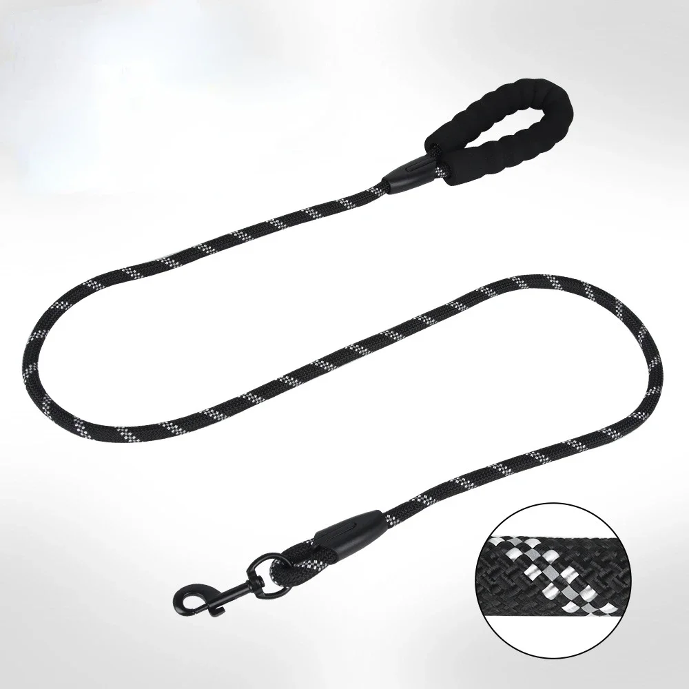 

Strong Dog Leash Pet Leashes Reflective Leash For Big Small Medium Large Dog Leash Drag Pull Tow Golden Retriever