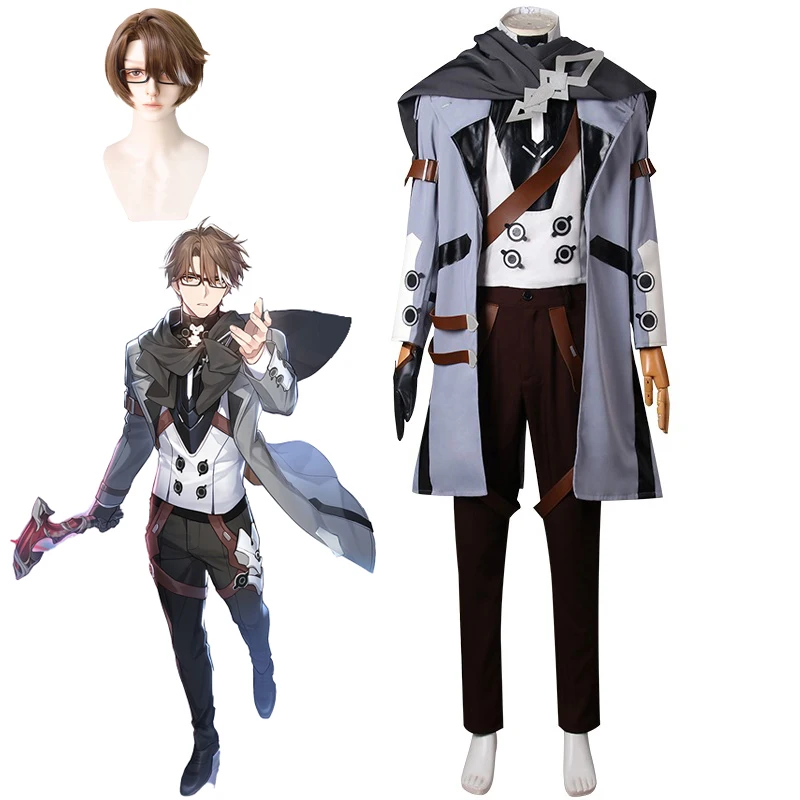 Giochi Honkai:Star Rail Cos Welt Yang Cosplay Parrucca Di Abbigliamento Da Uomo Personaggio Anime Comic Show Performance Clothes Costume Di Halloween