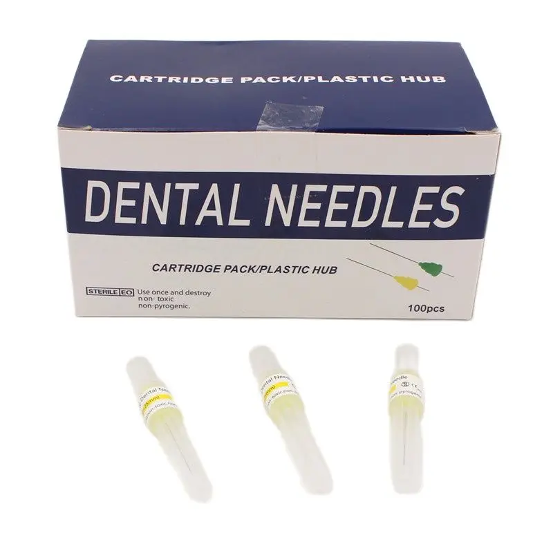 100pcsDentalDisposableSyringeNeedlesInjectionTipDentalSurgical