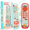 Children's simulation remote control for early education and puzzle, English, French, Spanish, music, battery, self provided 1