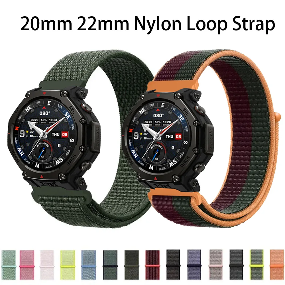 Versatile Nylon Loop Strap – Breathable & Stylish 20mm/22mm Band