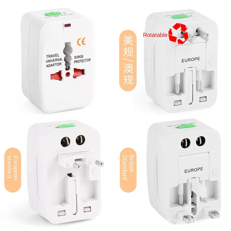 Travel Plug Converter Travel Conversion Socket Multi-Function Plug Converter Global Universal Conversion Plug Travel Plug-in Socket