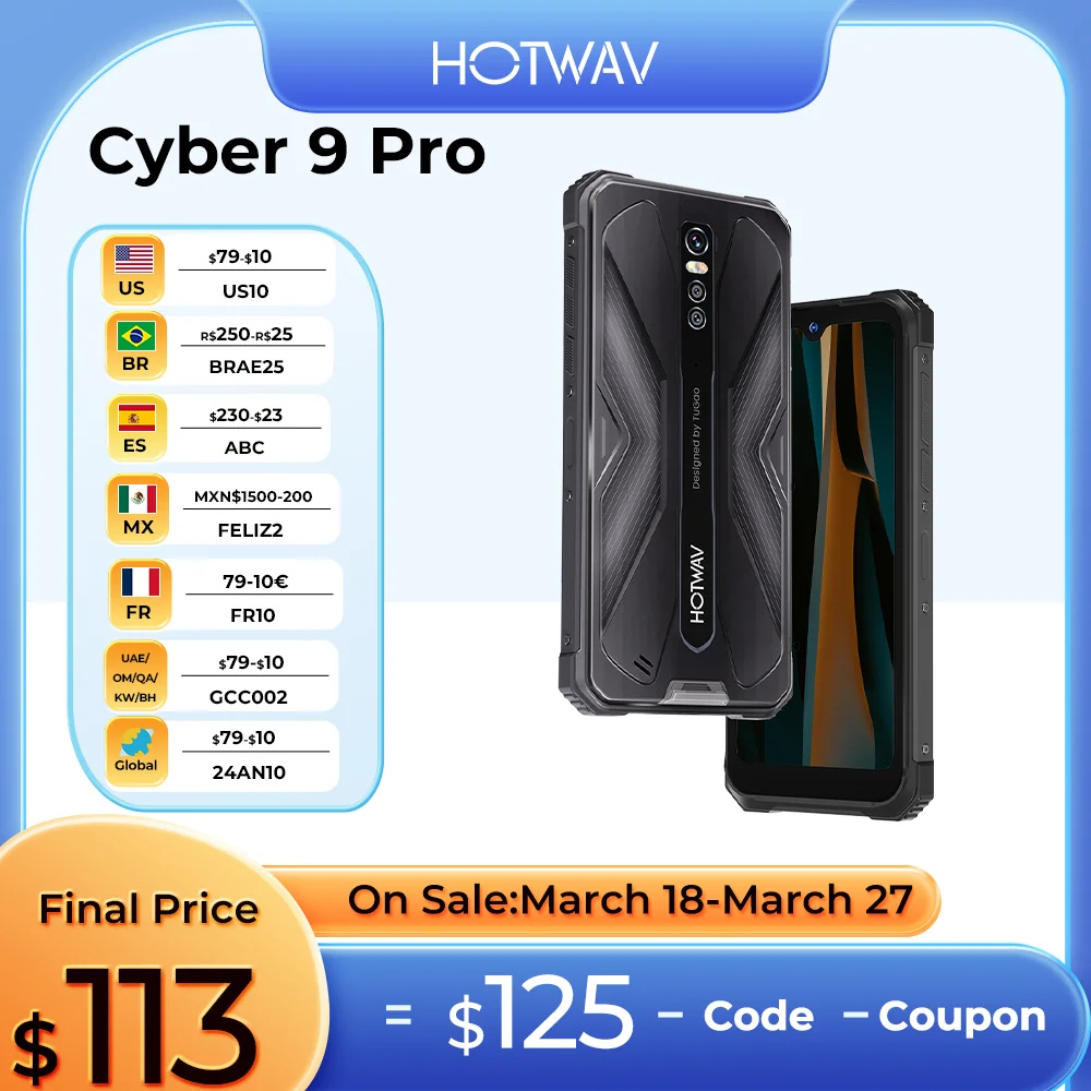 HOTWAV-Cyber-9-Pro-Rugged-Smartphones-P60-Octa-Core-6-3-8GB-128GB ...