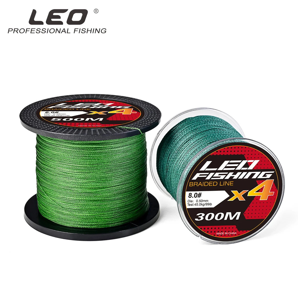 LEO 300M/500M Superpower Braided Fishing Line 4 Strands Stronger PE Wire  for Saltwater Freshwater 328/549Yds - AliExpress