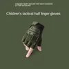 Kids 4-11 Years Cycling Gloves Half Finger Bike Gloves Tactical Glove Non-Slip Outdoor Sports Gloves for Boys and Girls  W29 2