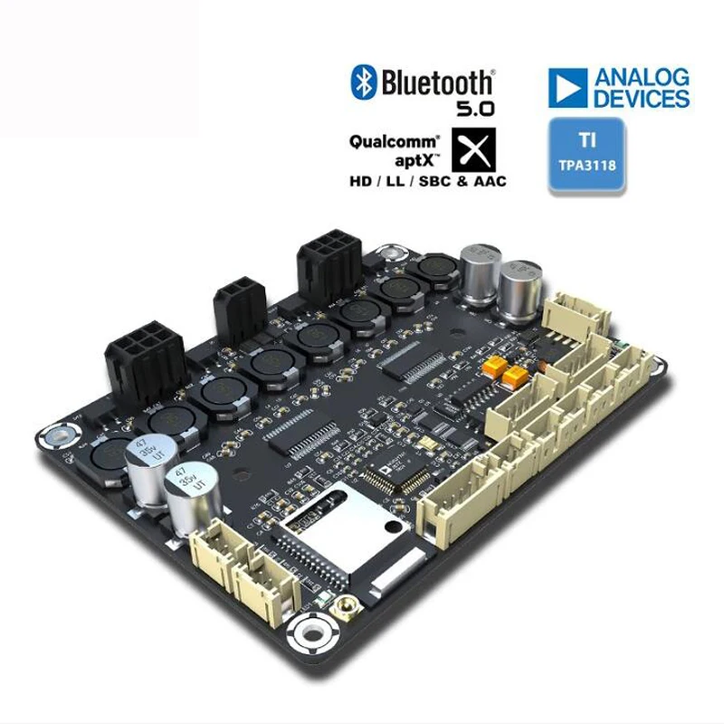 

JAB4 - 4 X 30 WATT CLASS D AUDIO AMPLIFIER BOARD W ADAU1701 DSP & BLUETOOTH VER5.0 FOR AUDIO 4.0/2.1/2.0 SYSTEM