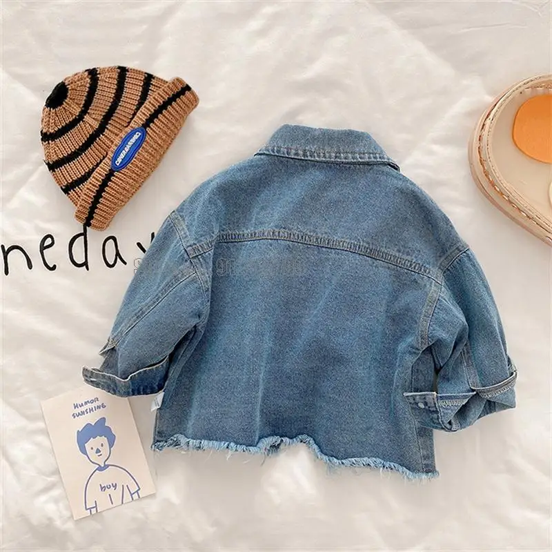 Baby Denim Jacket Spring Autumn Fashion Boys Girls Clothing Kids Coat