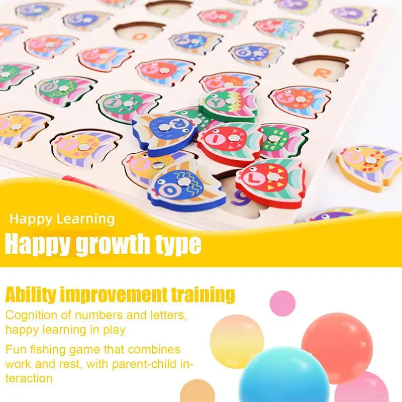 Рисунок 3 - Деревянные рыболовные игрушки Монтессори