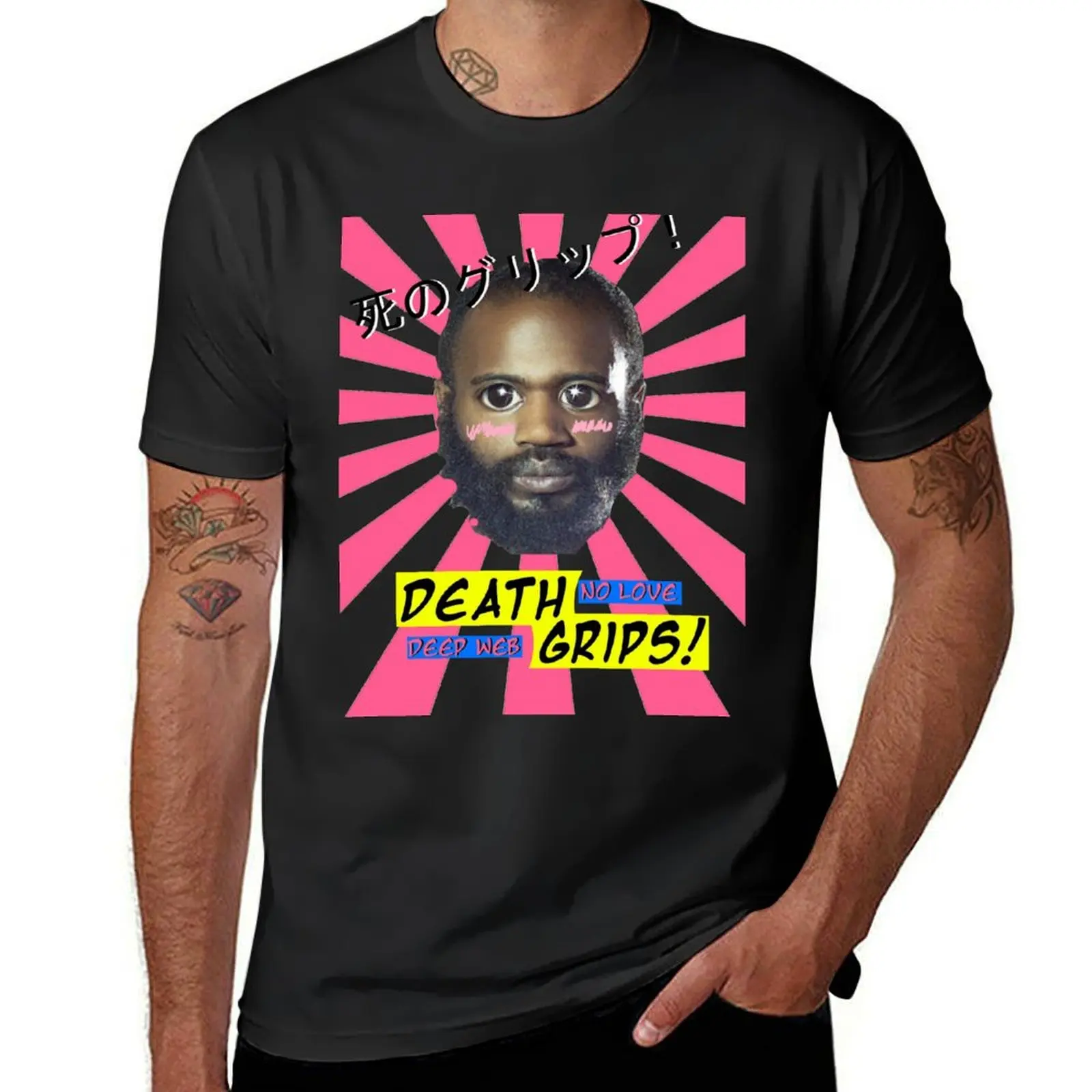 

Death Grips - No Love Desu Web T-Shirt summer clothes shirts graphic tees men graphic t shirts