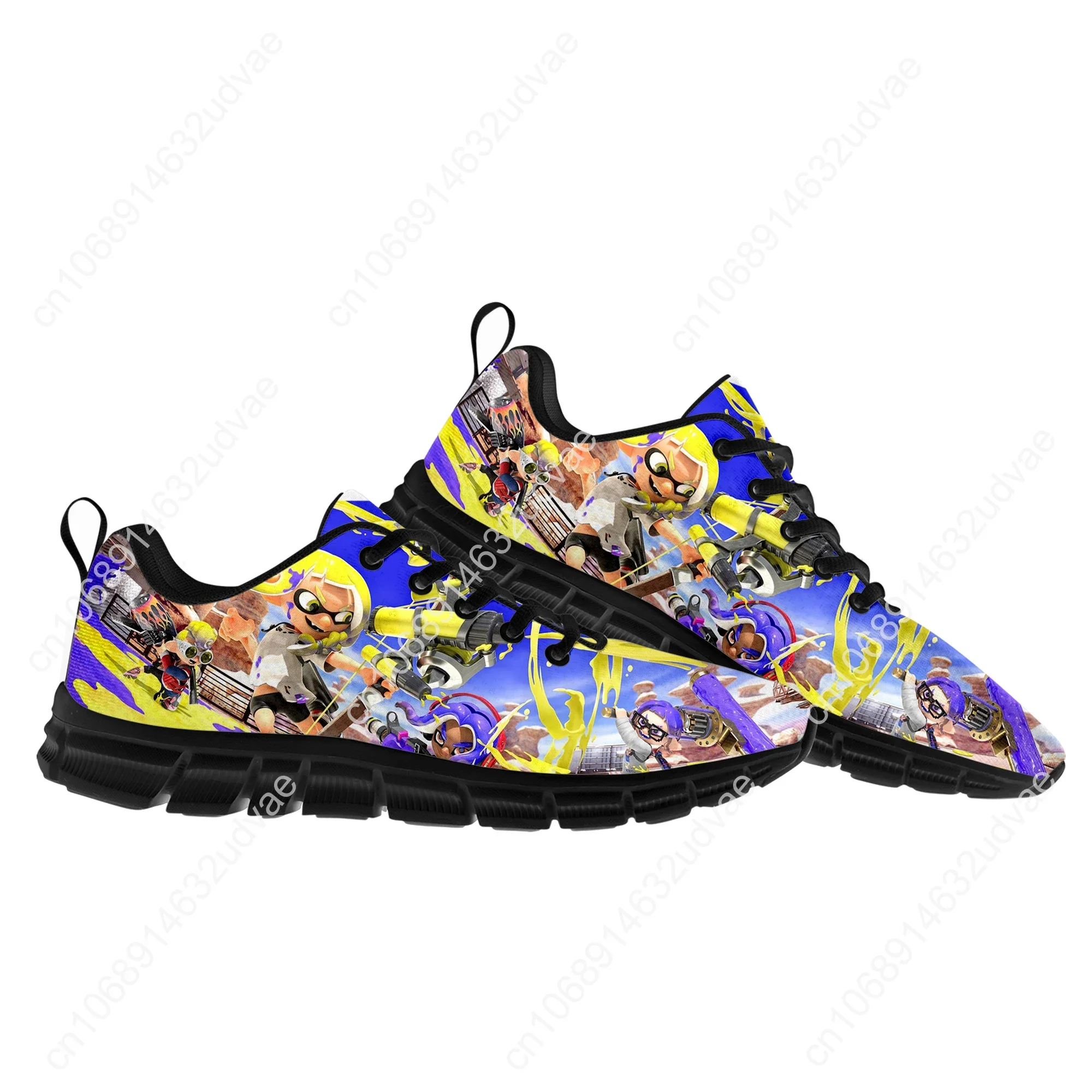 Splatoons Game Fan Sports Shoes Mens Womens Teenager Kids Children High Quality Sneakers Casual Custom Quality Couple Shoes