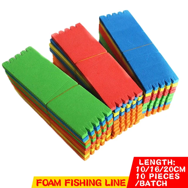 10Pcs/Lot EVA Foam fishing line board Fish Winding Storage Boards